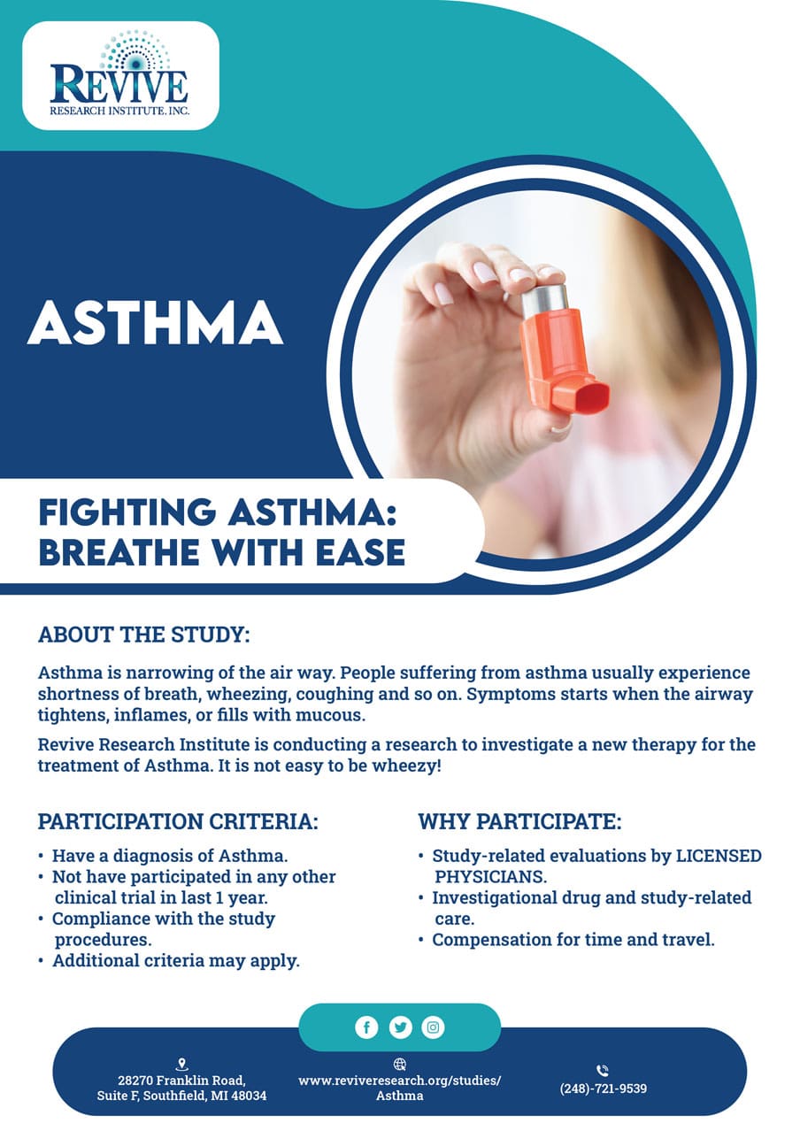 Allergy &  Asthma  Revive Research Institute, LLC