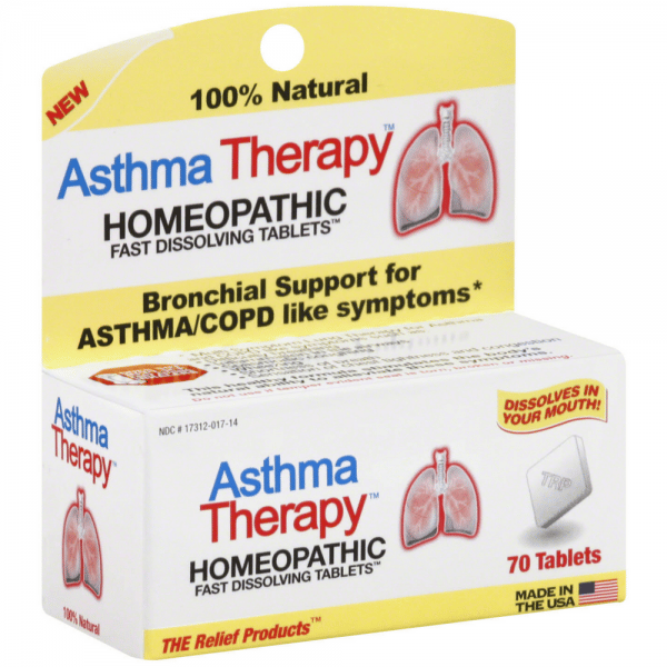 Asthma Therapy Homeopathic Fast Dissolving Tablets 70 ea