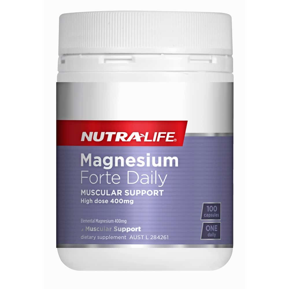 Buy Magnesium Forte Daily 100 Capsules by Nutra
