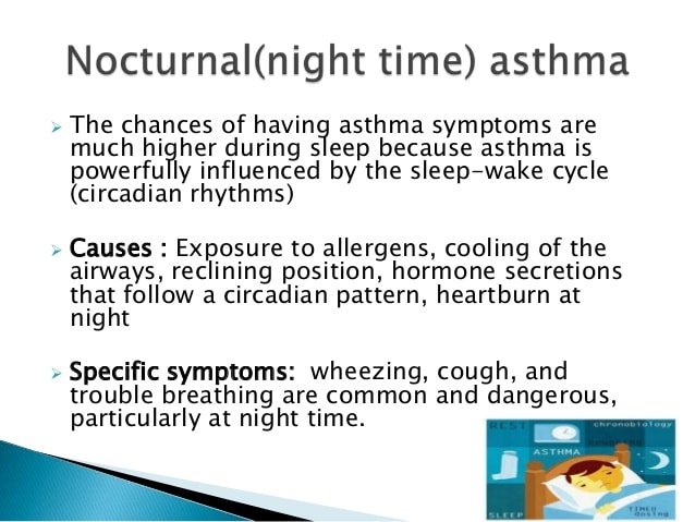nocturnal cough asthma child
