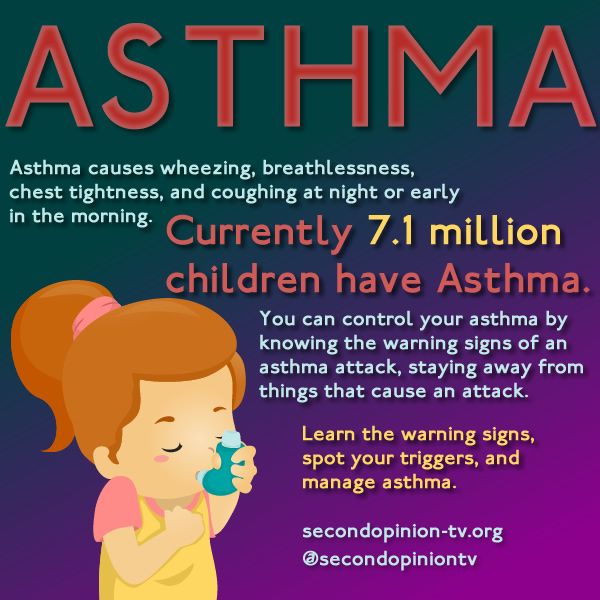 Currently 701 million children have asthma. @secondopiniontv