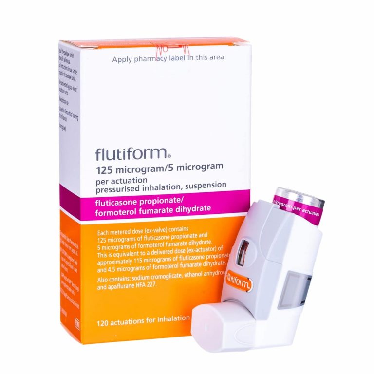 FLUTIFORM 250MG/10MG INHALER Gardenia Pharmacy