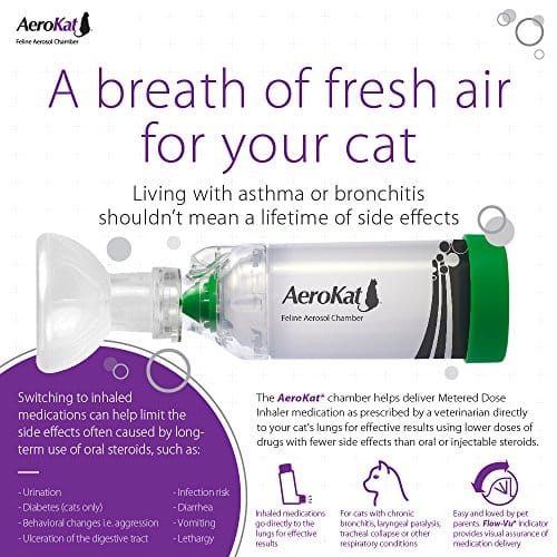 Health Supplies Cat Asthma Aerosol Chamber Easy To Use Inhaler Spacer ...