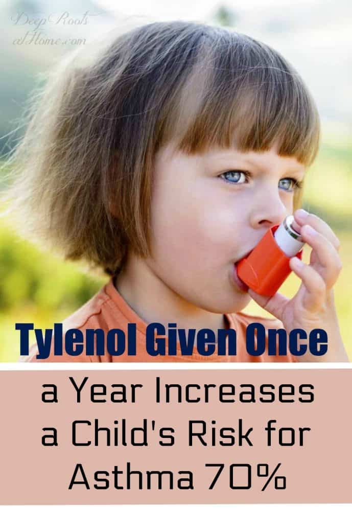 Large Study: Tylenol Once/Year Increases a Child