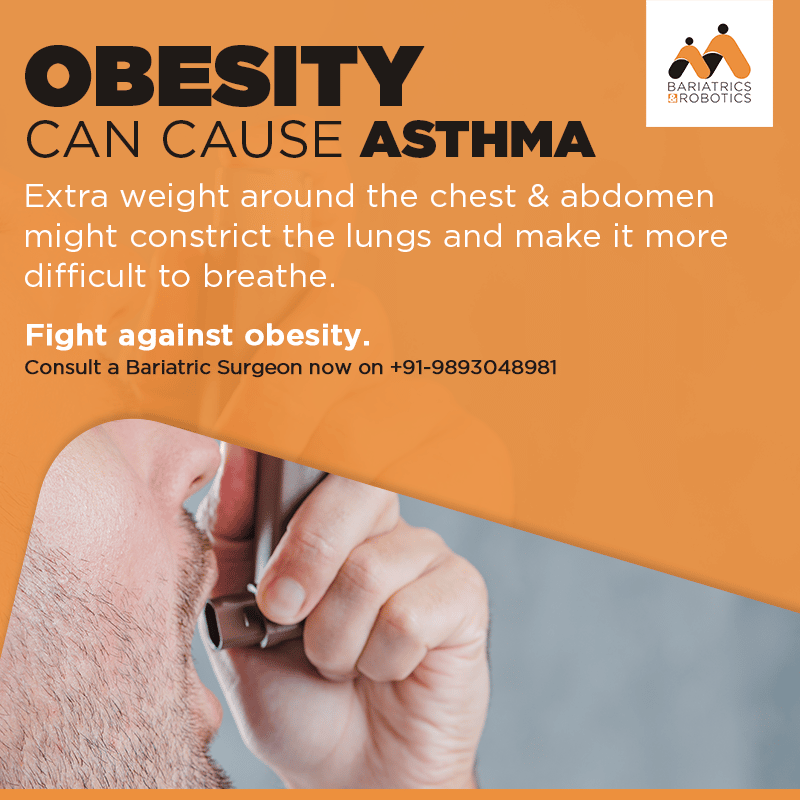 Obesity can cause Asthma