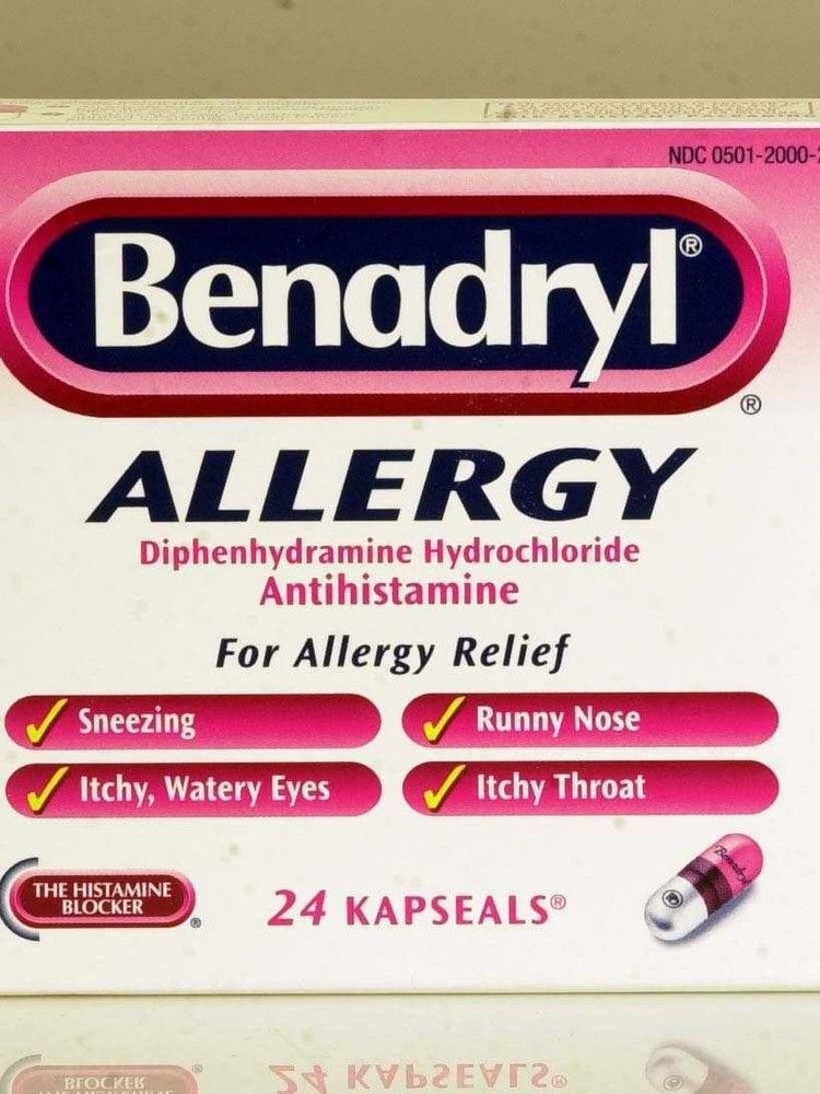 Side effects of Benadryl,