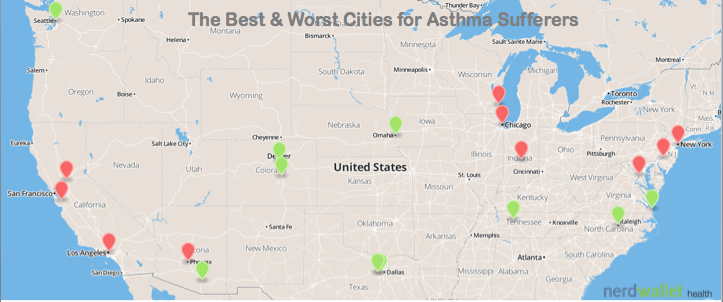 The Best And Worst Cities For Asthma Sufferers Nerdwallet 