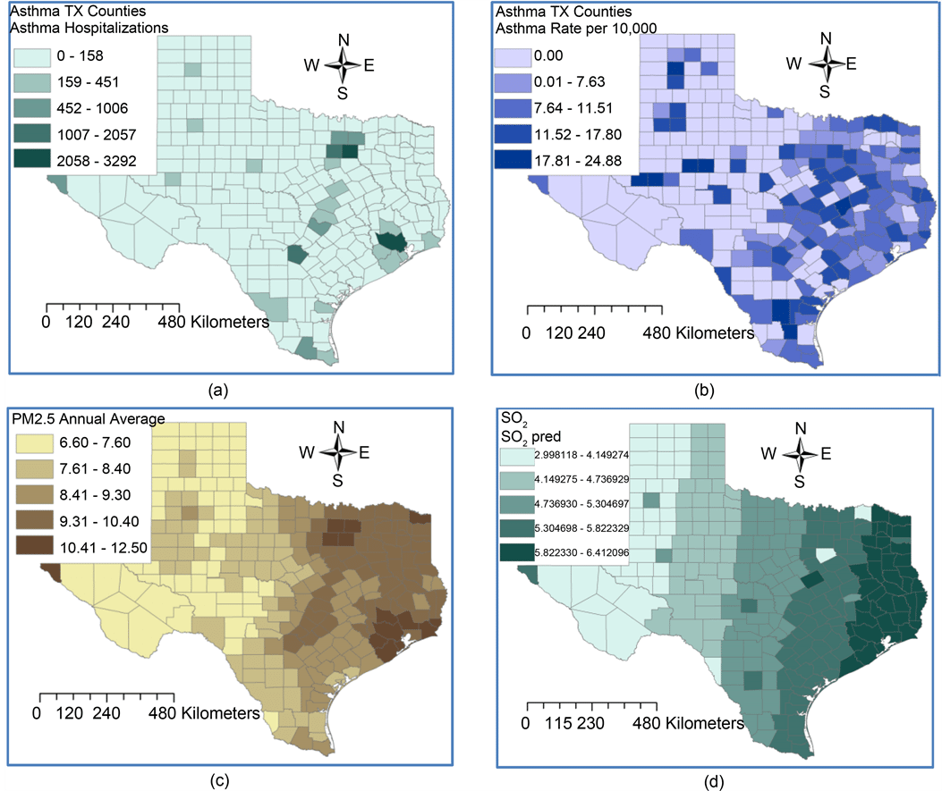 The Effect of Air Pollutants and Socioeconomic Status on Asthma in Texas