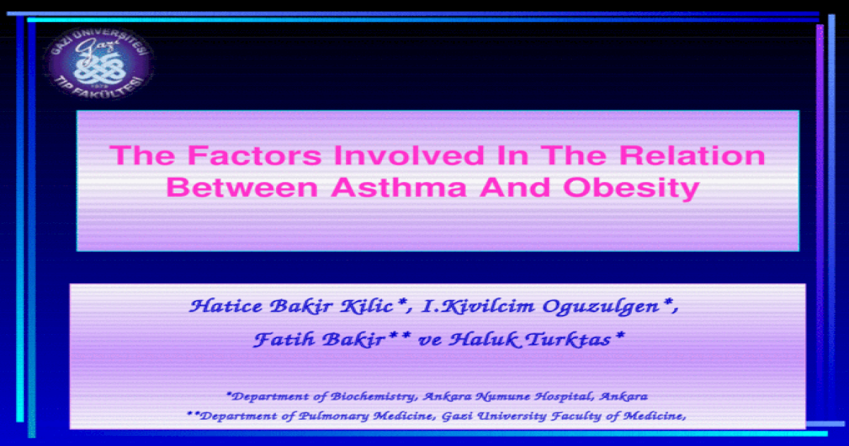 The Factors Involved In The Relation Between Asthma And ...
