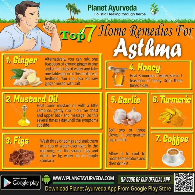 top 7 home remedies for asthma