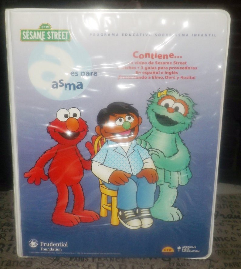 Vintage 1998 A is for Asthma Sesame Street Muppets Parent ...