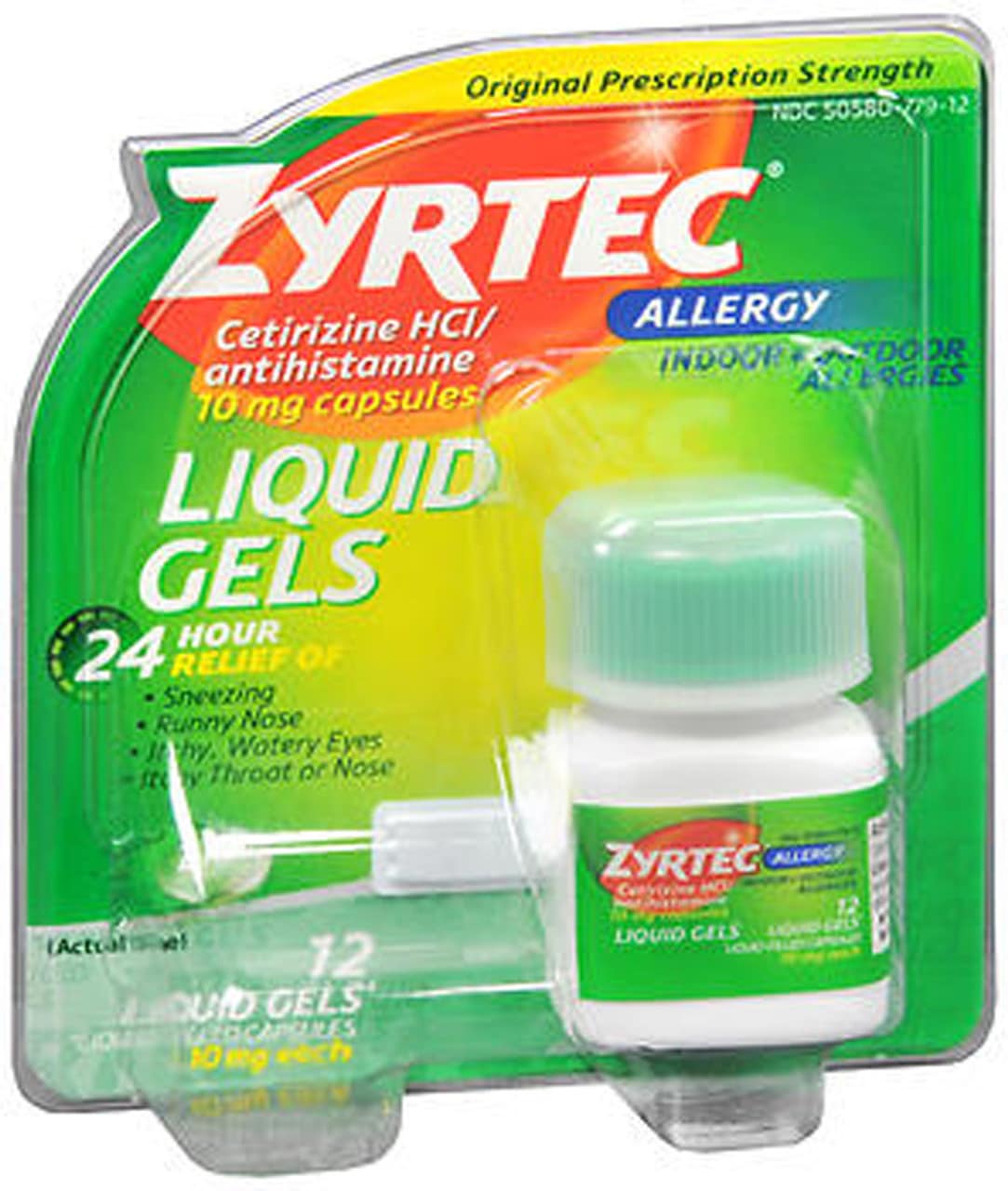Zyrtec Allergy 10 mg Liquid Gels